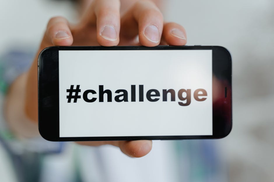 social media feed showing engagement on challenge announcement posts